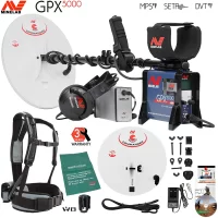 Minelab Dedektör GPX 5000 Altın Dedektörü (11'' ve 15x12” Başlıklı)
